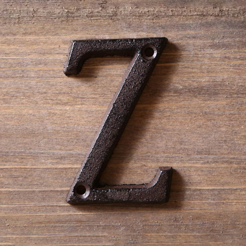 Embroidery Writing - Metalen Letters Nummers Gietijzeren Decoratie Huis