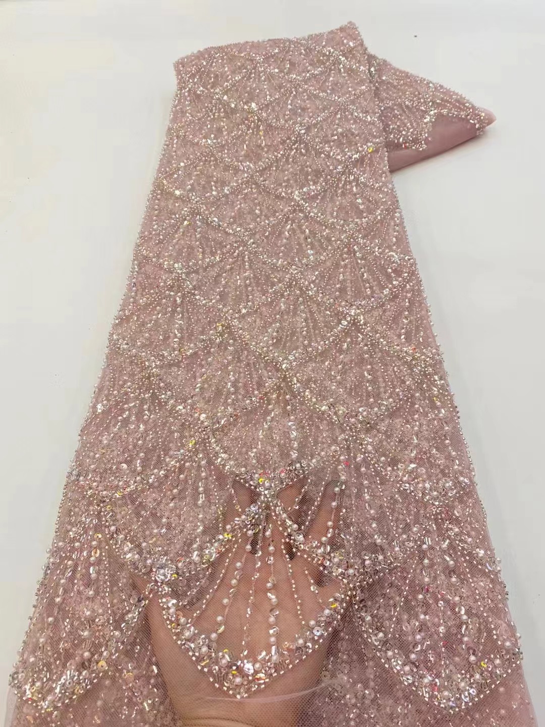 Embroidery Net Dress - Afrikaanse Tule Kantstof 2026 Franse Net