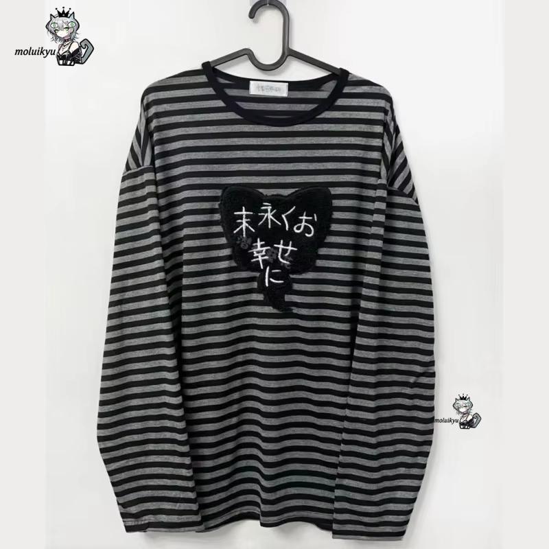 Embroidery Style - Y2K Amerikaanse punk vintage O-hals shirts