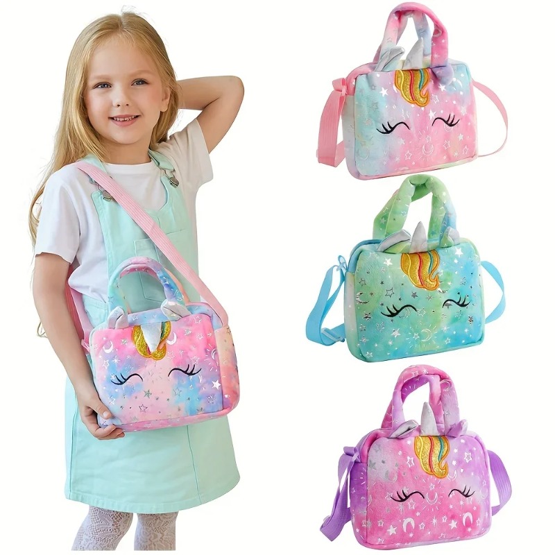Embroidery Unicorn - Zoete Eenhoorn Handtassen Voor Meisjes Mooie