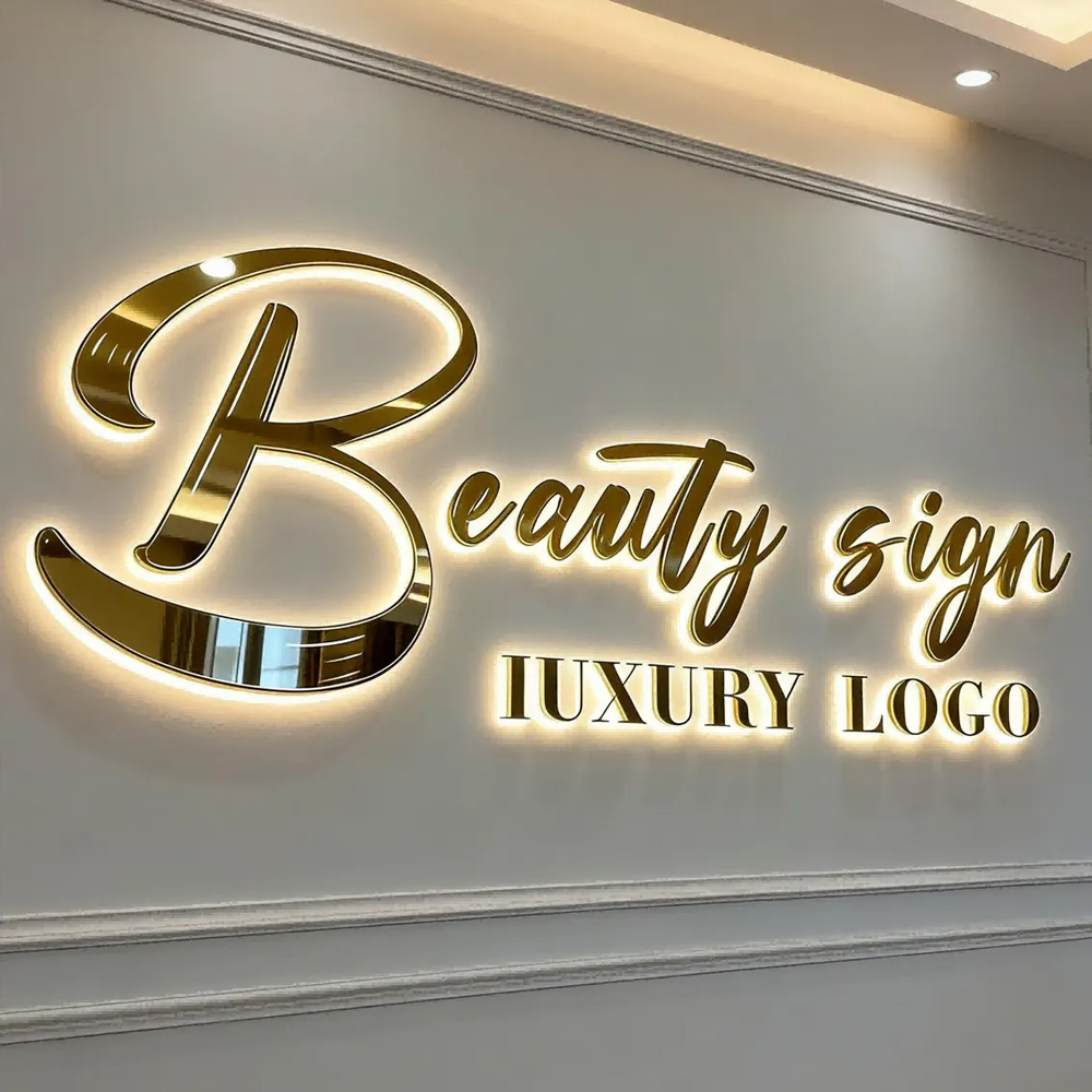 Embroidery Writing - Op maat gemaakte 3D-letter verlichte reclamebord