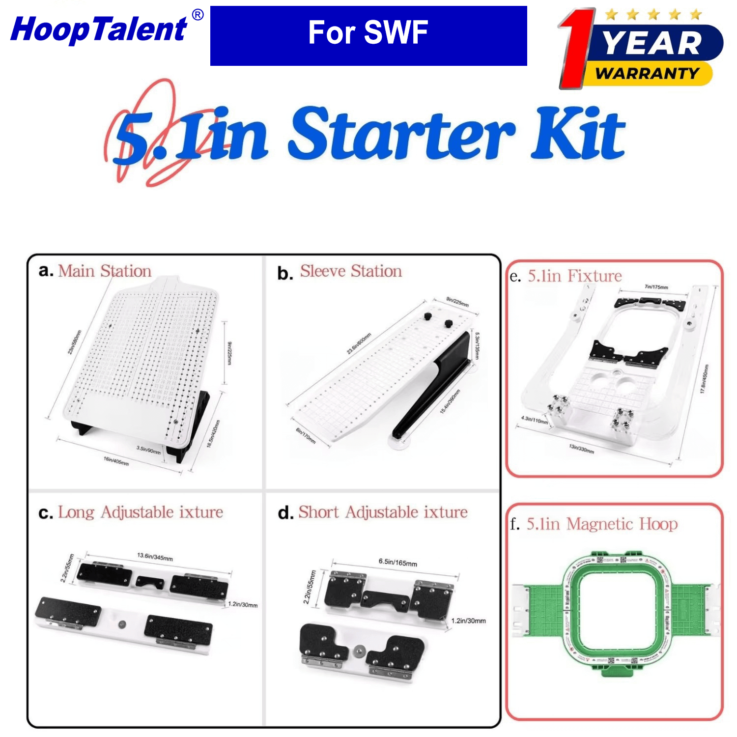 Embroidery Uk - HoopTalent Hooping Station Start Kit voor