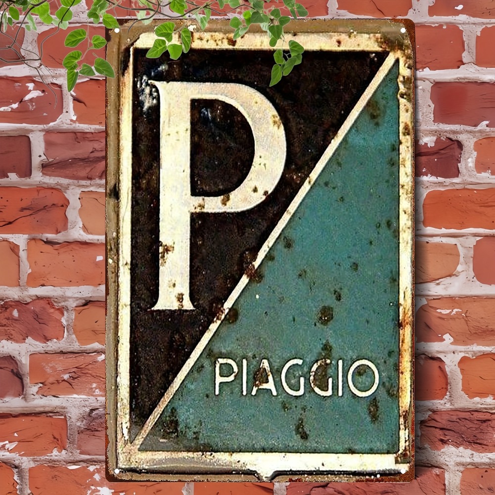 Embroidery Writing - 2D Flat - Vintage Piaconcino metalen