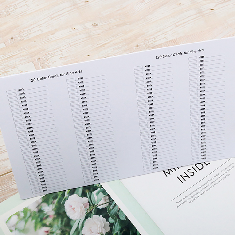 Art Color Card 120-kleuren loo - Embroidery Writing recensie en prijs