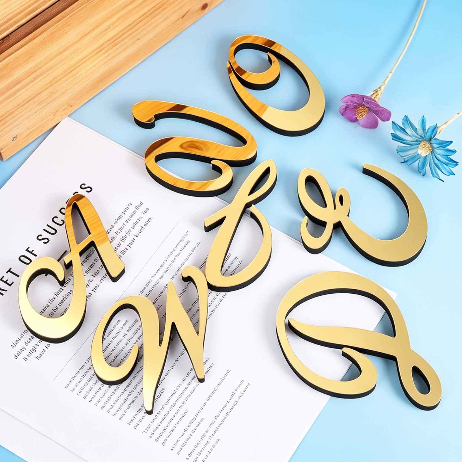 1 stuk 4 inch 3D acryl alfabet - Embroidery Writing recensie en prijs
