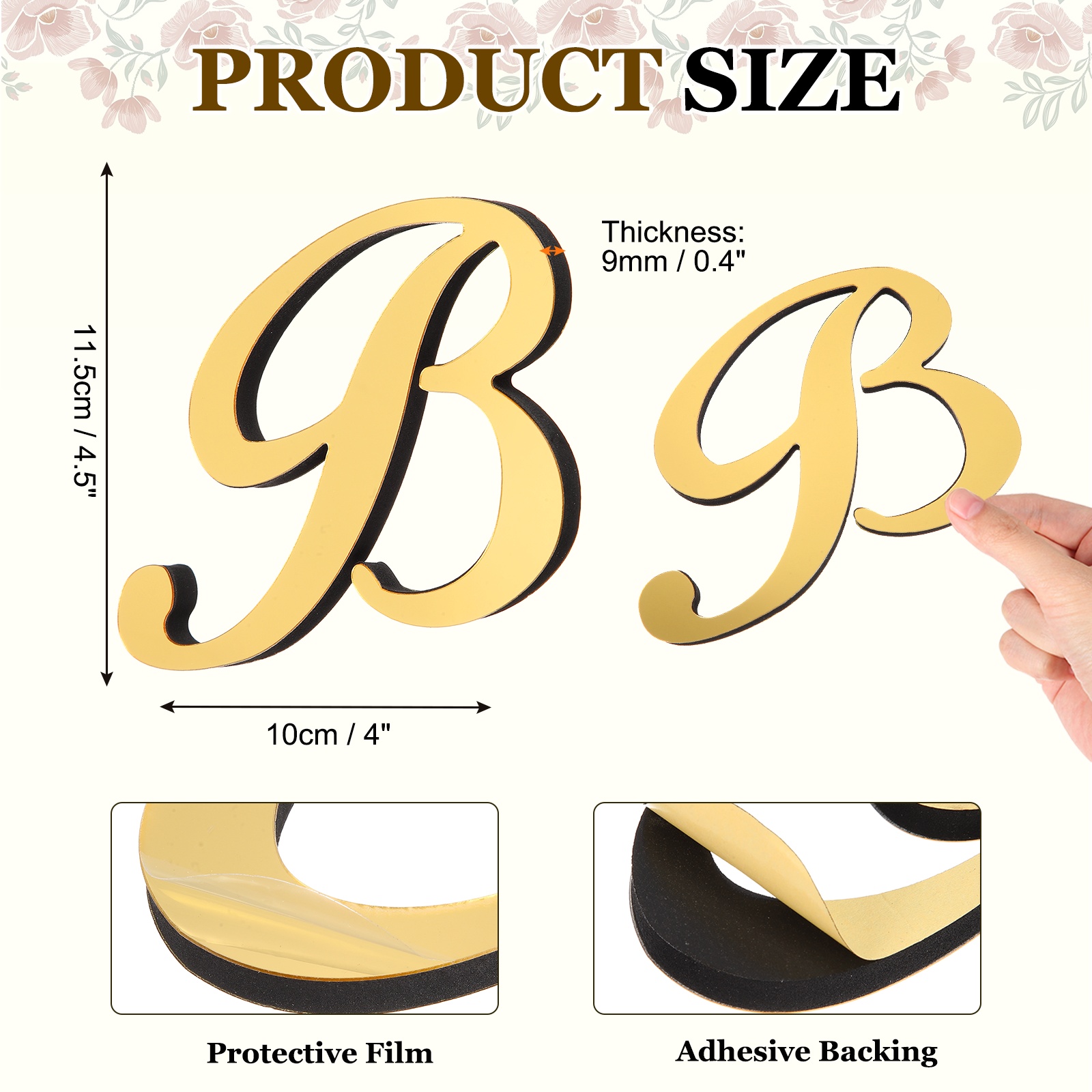 1 stuk 4 inch 3D acryl alfabet - Embroidery Writing recensie en prijs