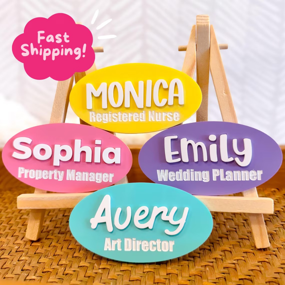 Aangepaste naam broche geperso - Embroidery Name recensie en prijs