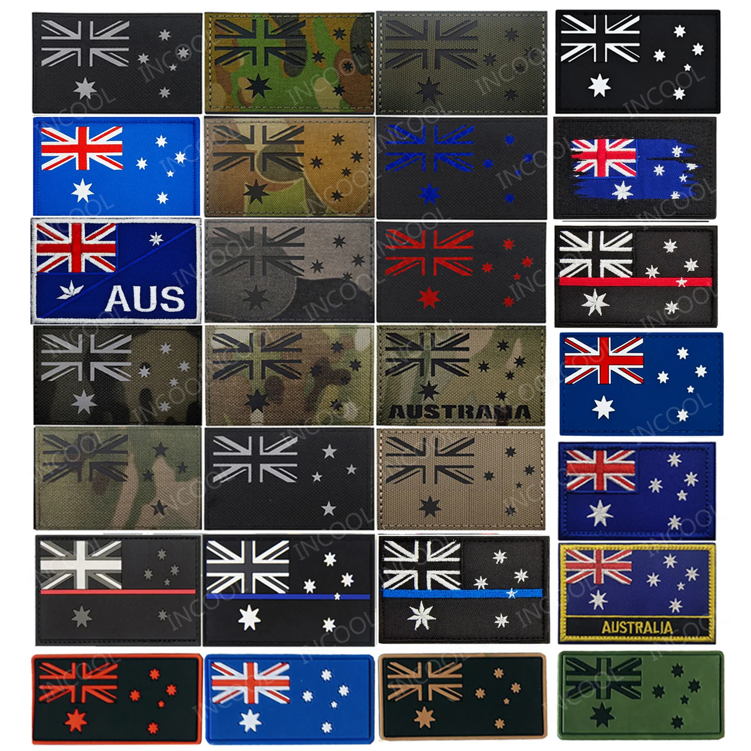 Australië Vlag Ir Reflecterend - Embroidery Uk recensie en prijs