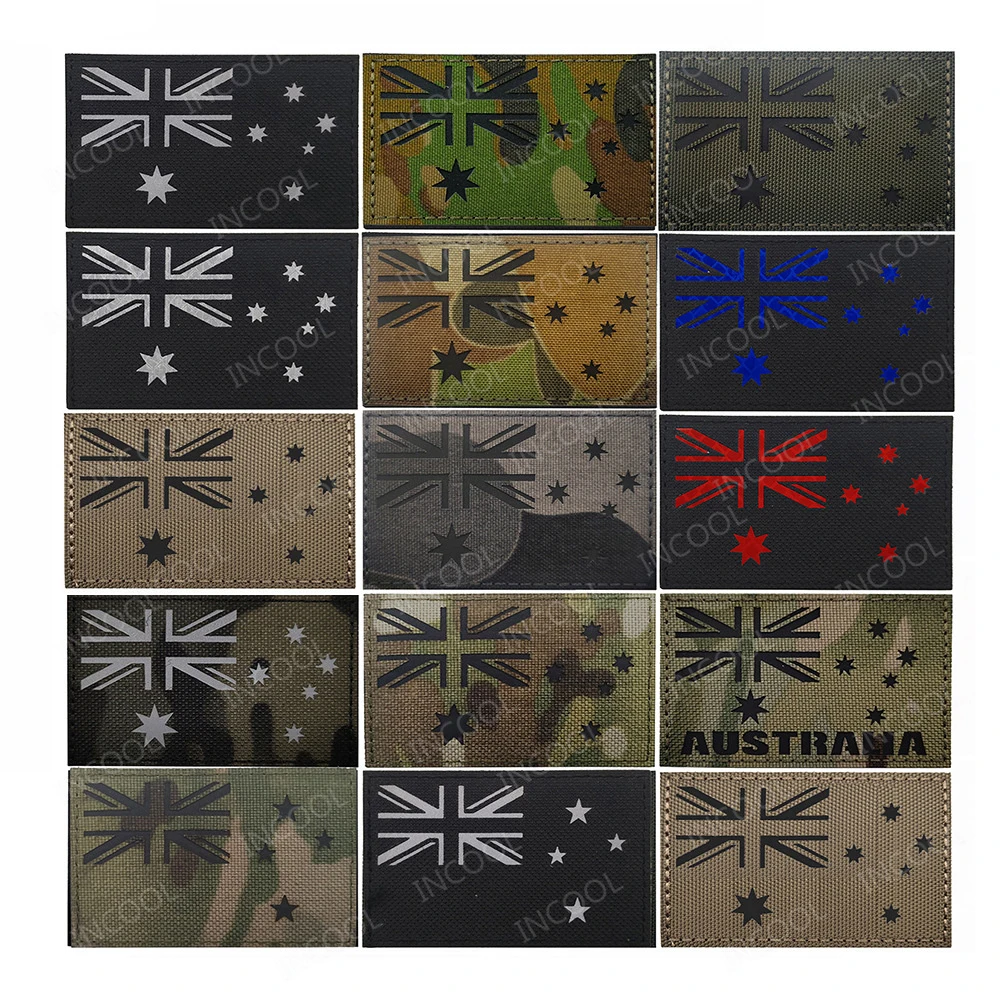 Australië Vlag Ir Reflecterend - Embroidery Uk recensie en prijs