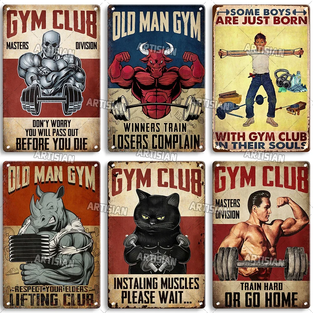 Oudere Mannen Gym Club Inspire - Embroidery Writing recensie en prijs