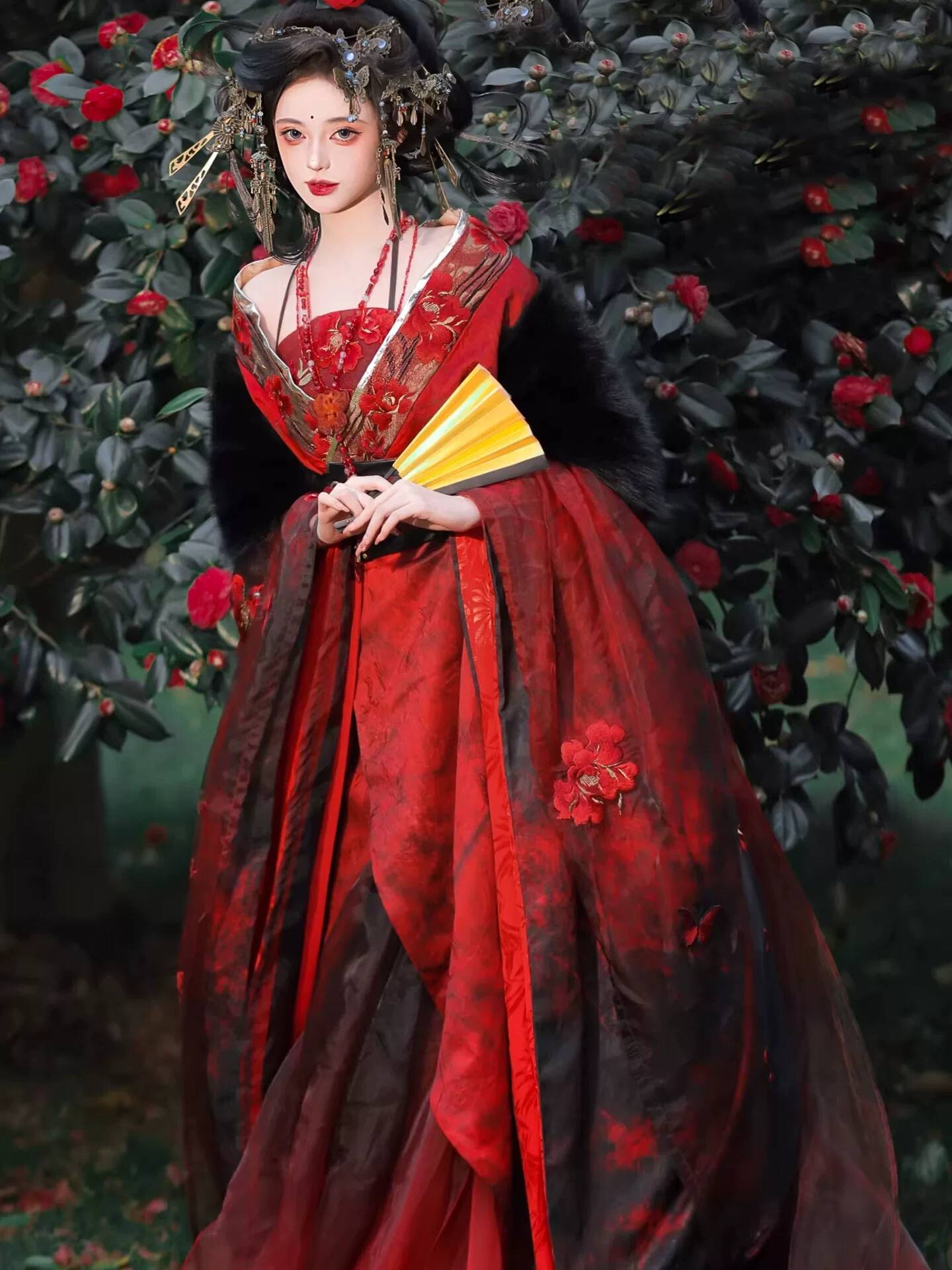 Nieuwe Datura Rode Hanfu Vrouw - Embroidery Style recensie en prijs