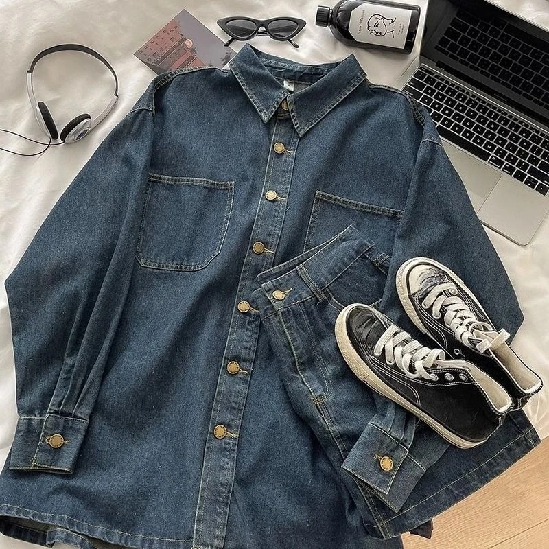 Y2K Denim Rok Set: Vintage Jap - Embroidery Style recensie en prijs