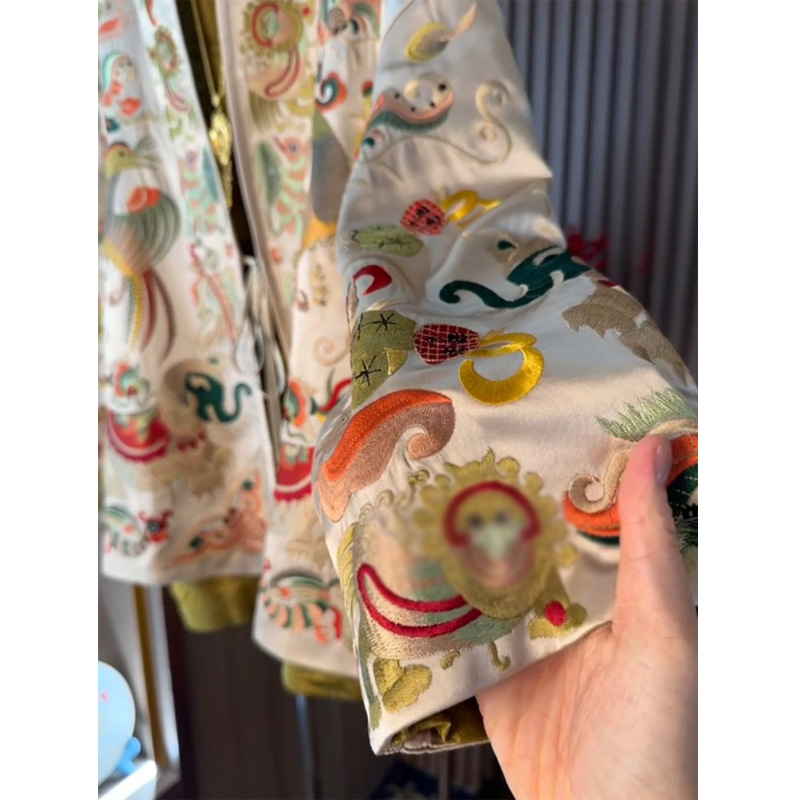 Nieuwe Chinese stijl kimono ve - Embroidery Style recensie en prijs