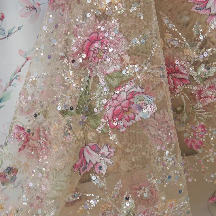 1M 120Cm Breed Luxe Kralen Kan - Embroidery Net Dress recensie en prijs