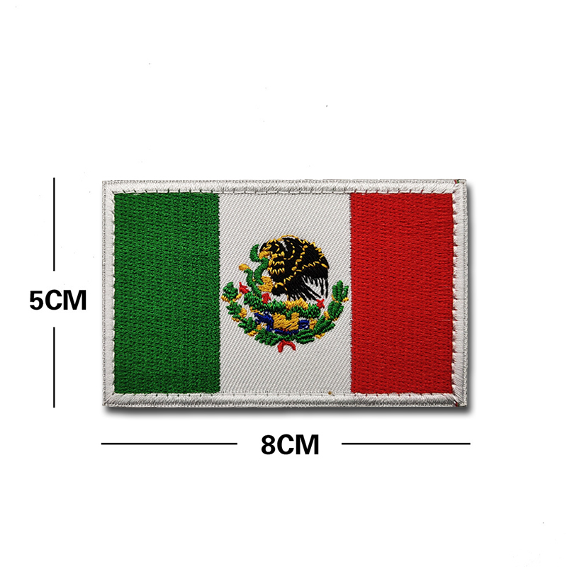 Mexico Vlag Geborduurde Patch  - Embroidery Uk recensie en prijs