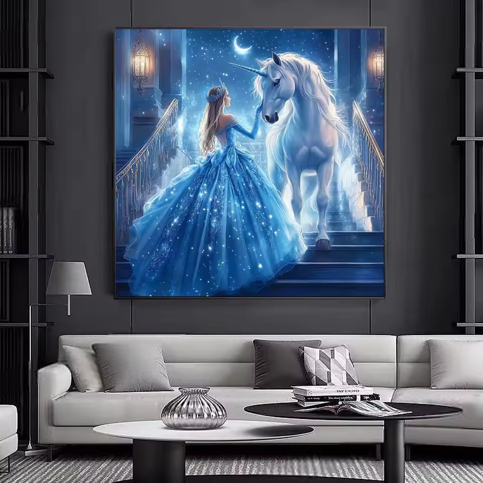 5D Diamant Schilderij Meisje E - Embroidery Unicorn recensie en prijs