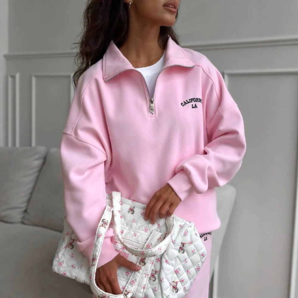 Sportieve stijl hoodie met geb - Embroidery Style recensie en prijs