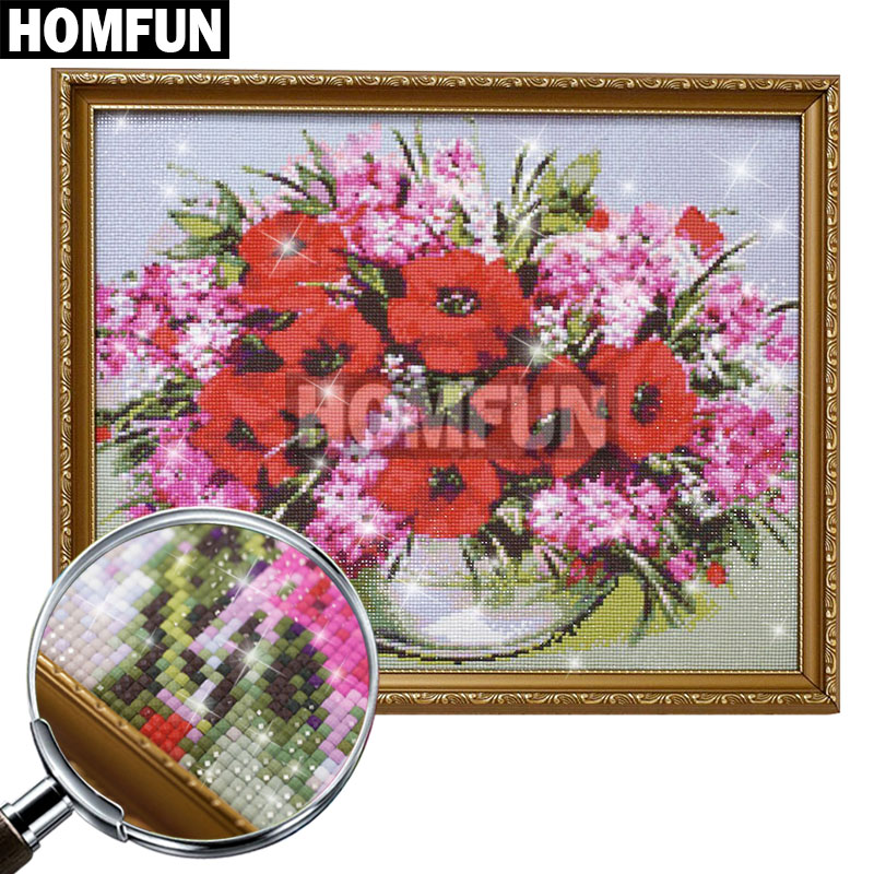 Homfun 5D Diamant Patroon Stra - Embroidery Cross Stitch Patterns recensie en prijs
