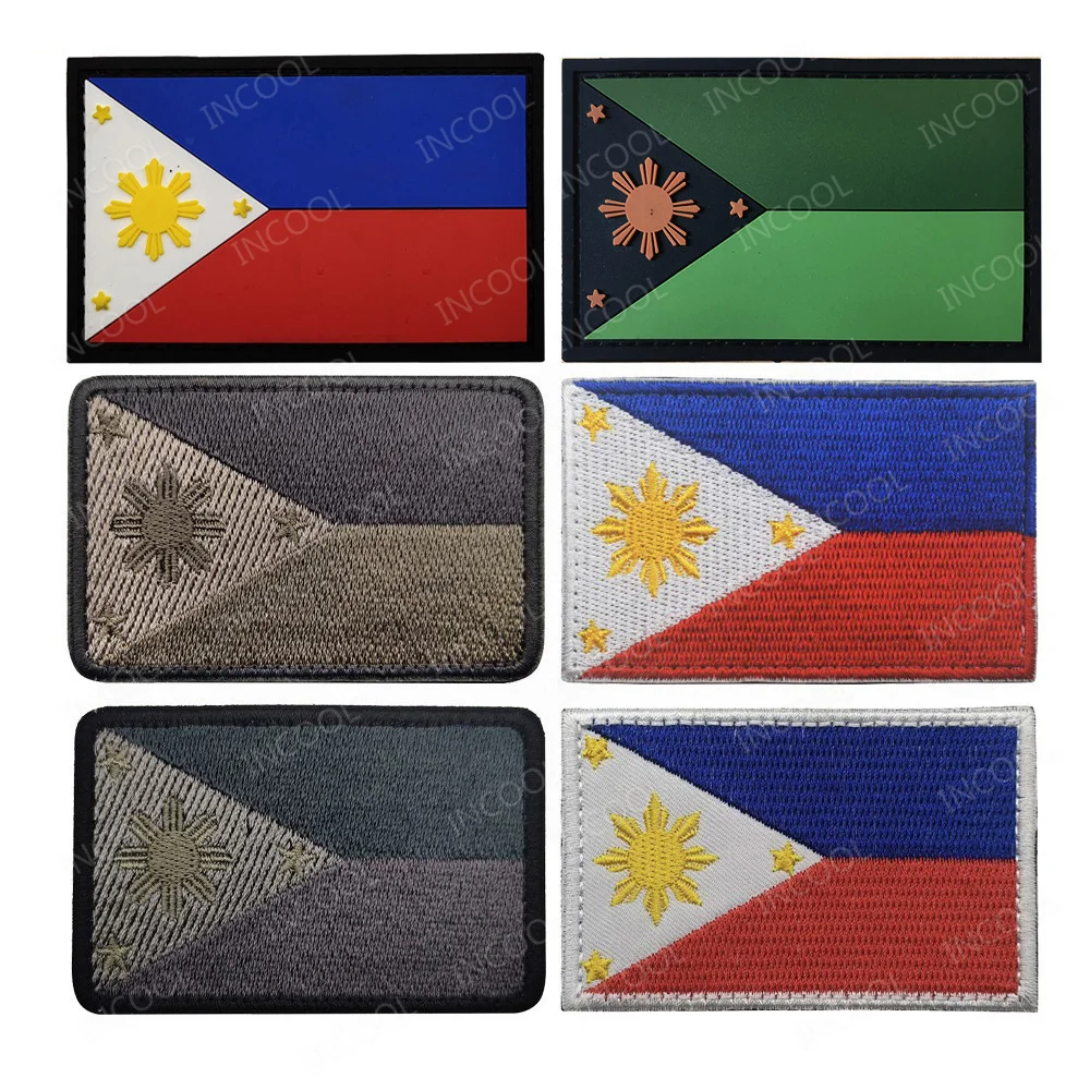 Filippijnen Vlag Geborduurde P - Embroidery Uk recensie en prijs