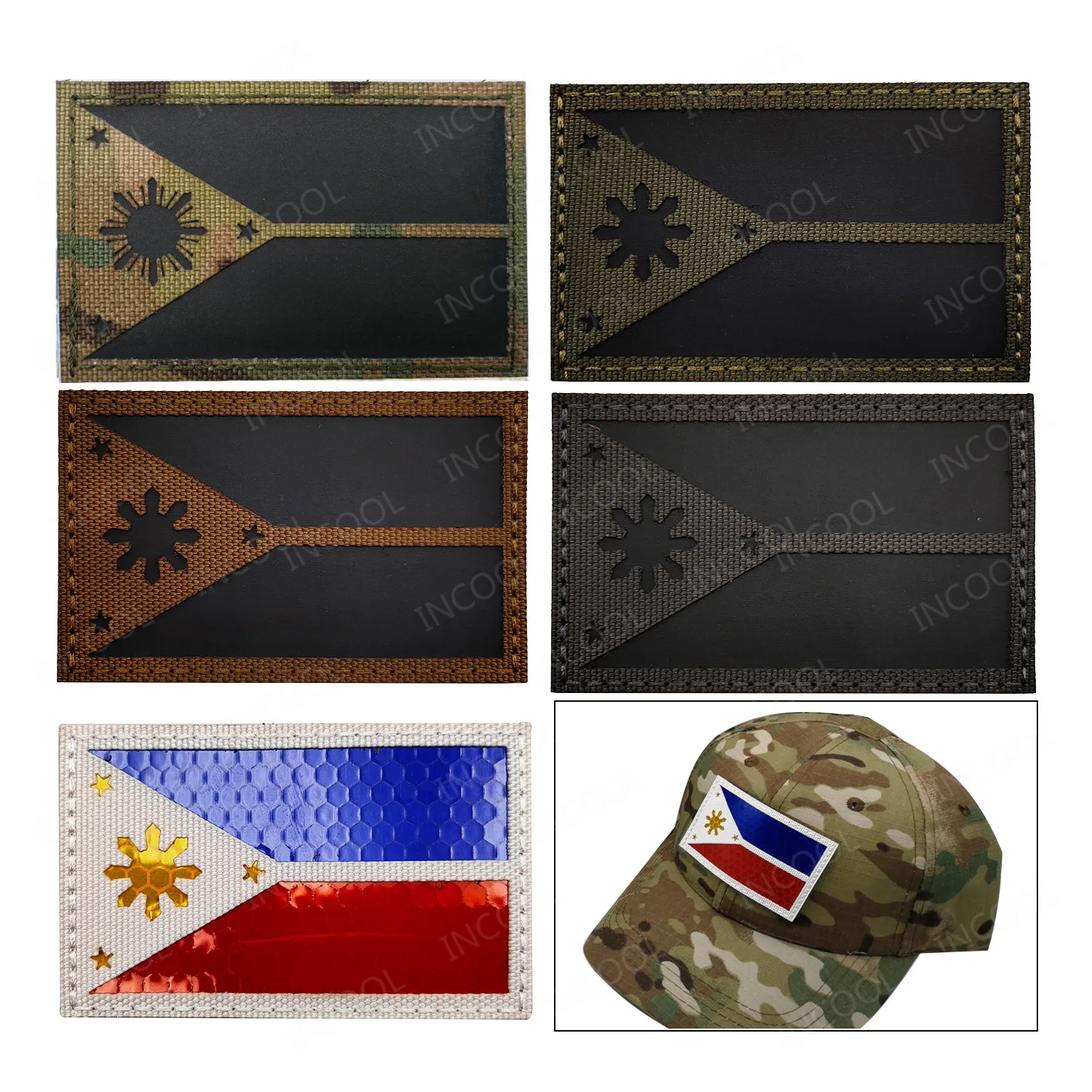 Filippijnen Vlag Geborduurde P - Embroidery Uk recensie en prijs